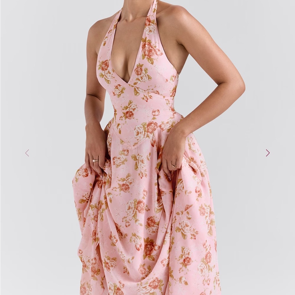 NWT House of CB vintage rose print dress sz XL never worn!!